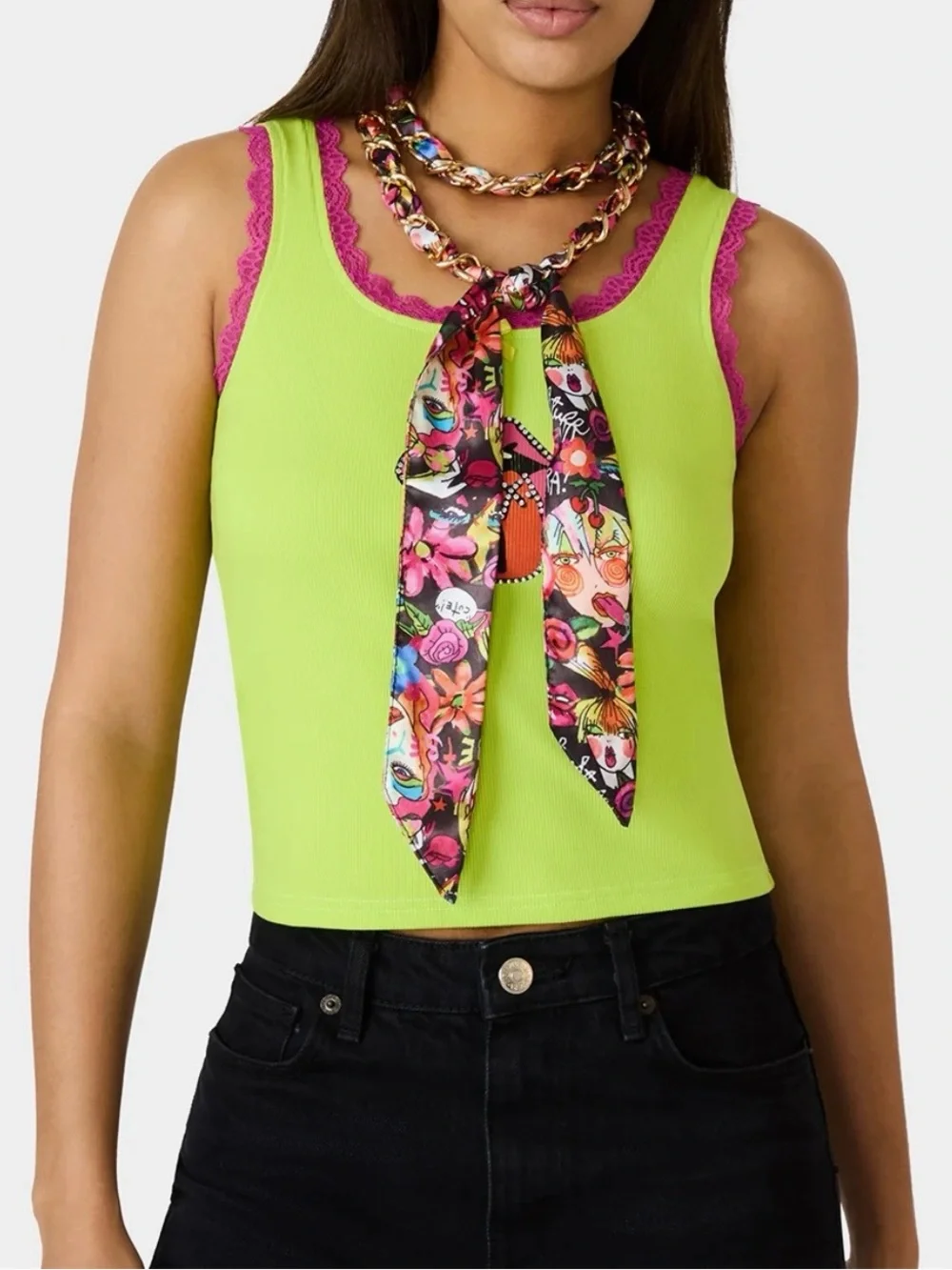 BNWT Betsey Johnson Scarf & Tie Belt
